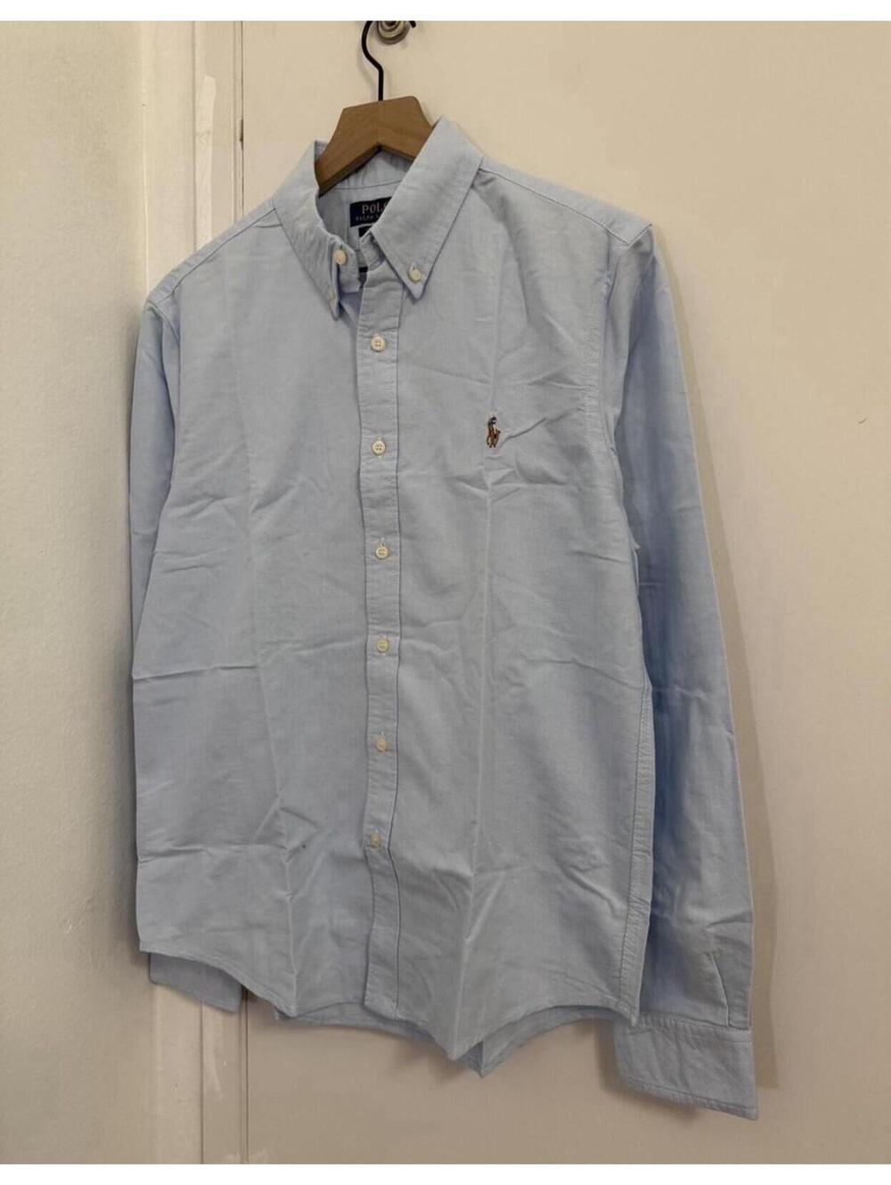 Polo Ralph Lauren NWT Men’s Shirt Custom Fit - Blue (Office Blue) - Size Medium